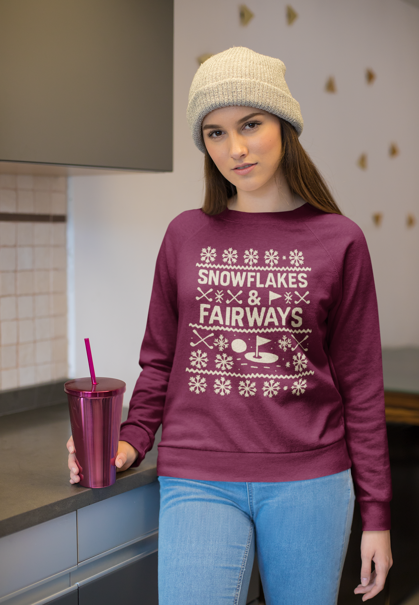 Snowflakes and Fairways Sweatshirt