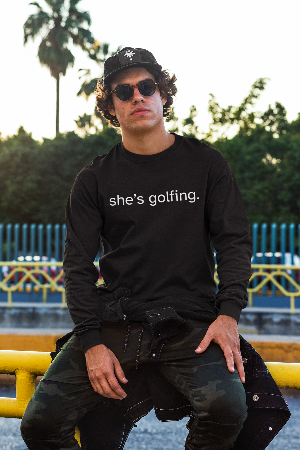 She's Golfing Long Sleeve