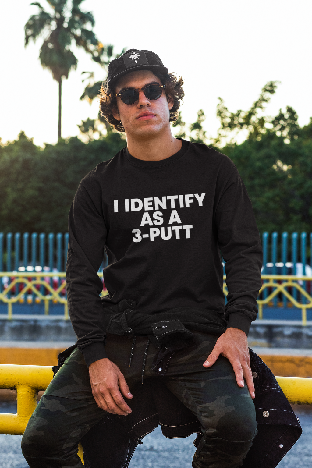 I Identify as a 3 Putt Long Sleeve