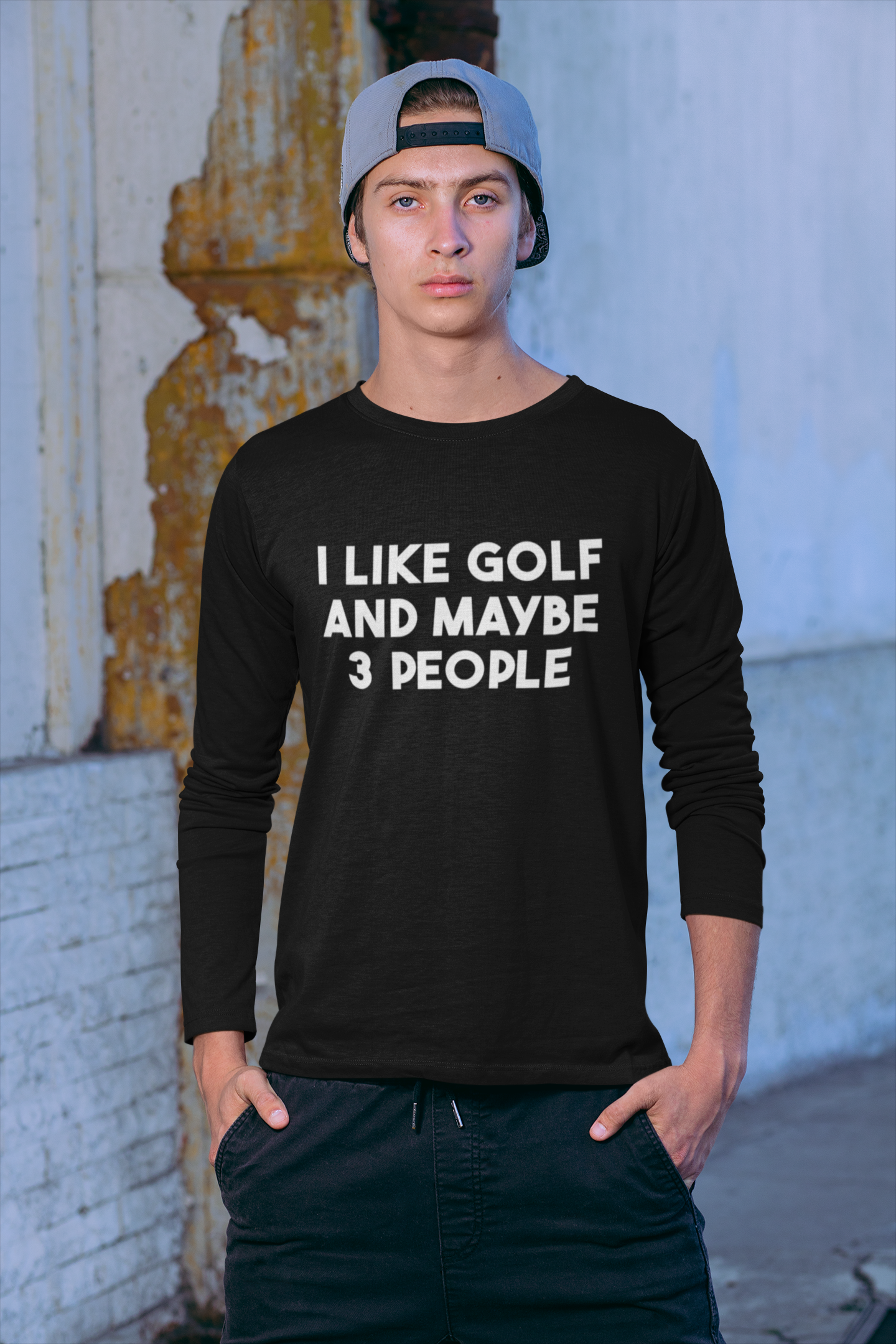 I Like Golf and 3 People Long Sleeve Shirt
