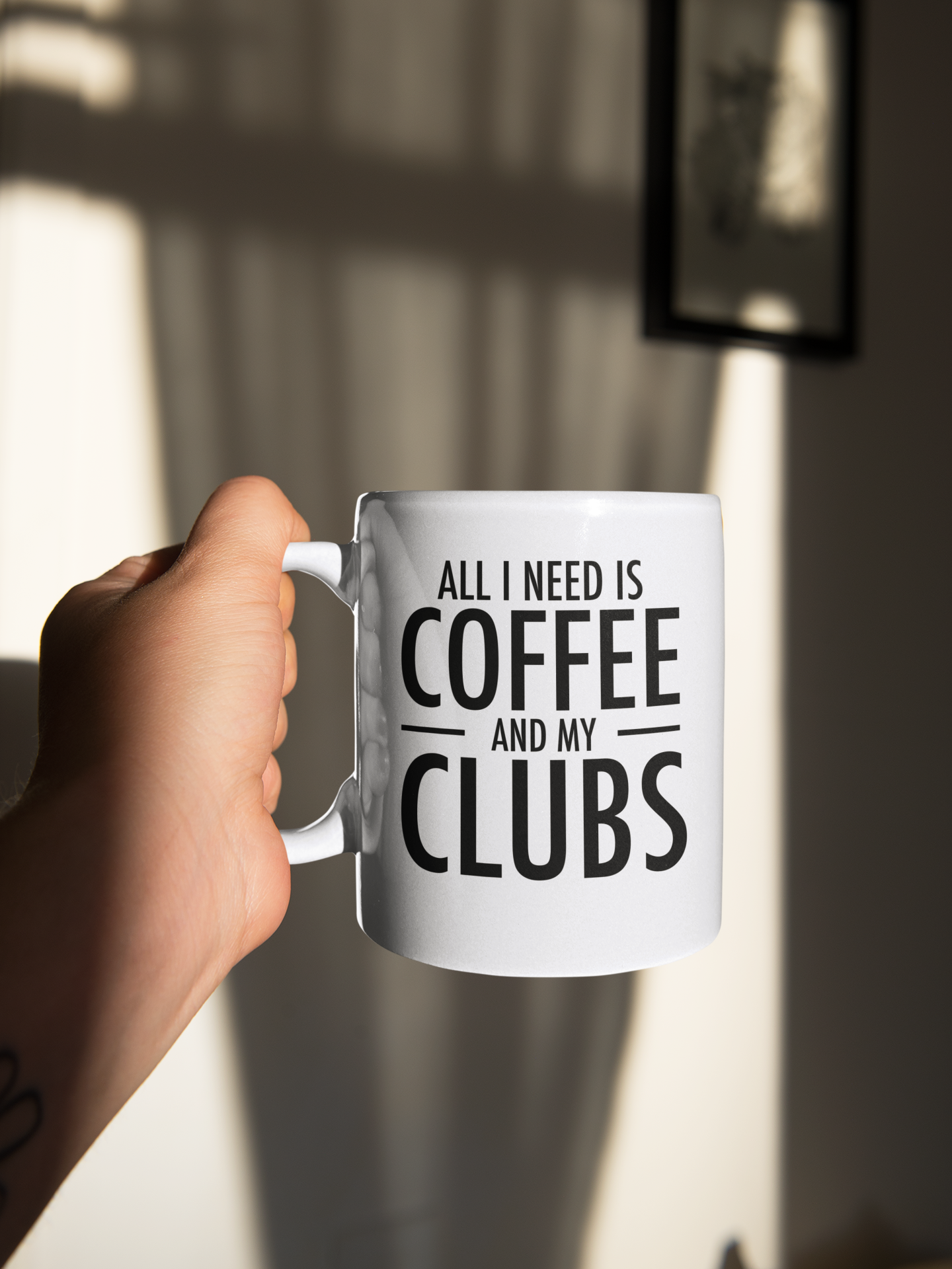 Coffee and Clubs Mug